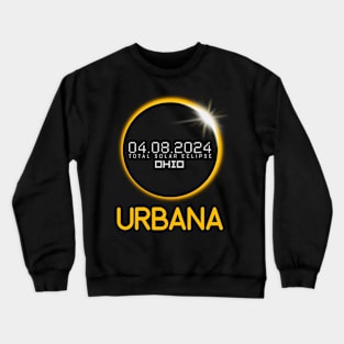 URBANA Ohio Total Solar Eclipse April 8 2024 Ohio Crewneck Sweatshirt